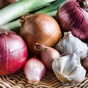 Onions, Shallots and Garlic