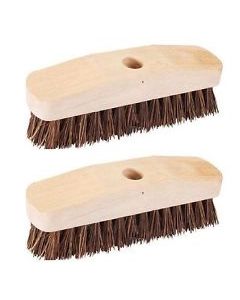 9 Inch Stiff Bassine Bristle Deck Scrubber Brush.
