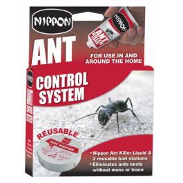 Nippon Ant Control System - 2 traps + 25g Ant Killer Liquid J M Garden ...